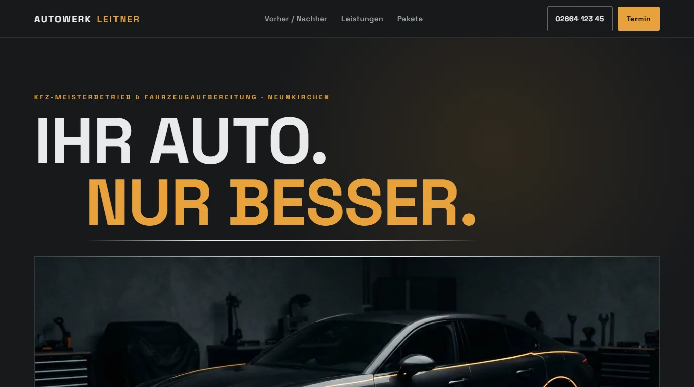 Vorschau der Demo Autowerk Leitner